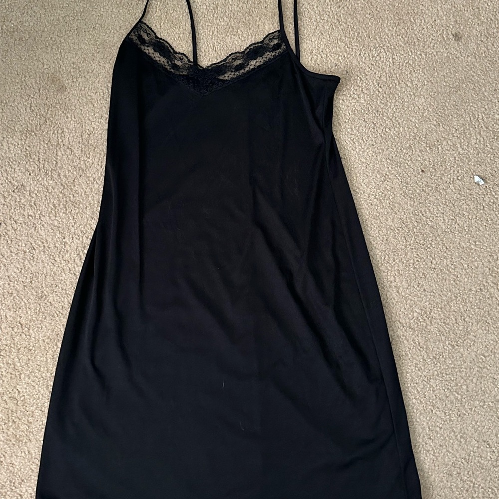 black night gown